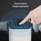 Portable Car Air Purifier - Negative Ion Generator for Smoke, Dust & Odors