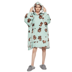 Snooze Therapy Oversized Plush Blanket Hoodie for Ultimate Comfort & Warmth