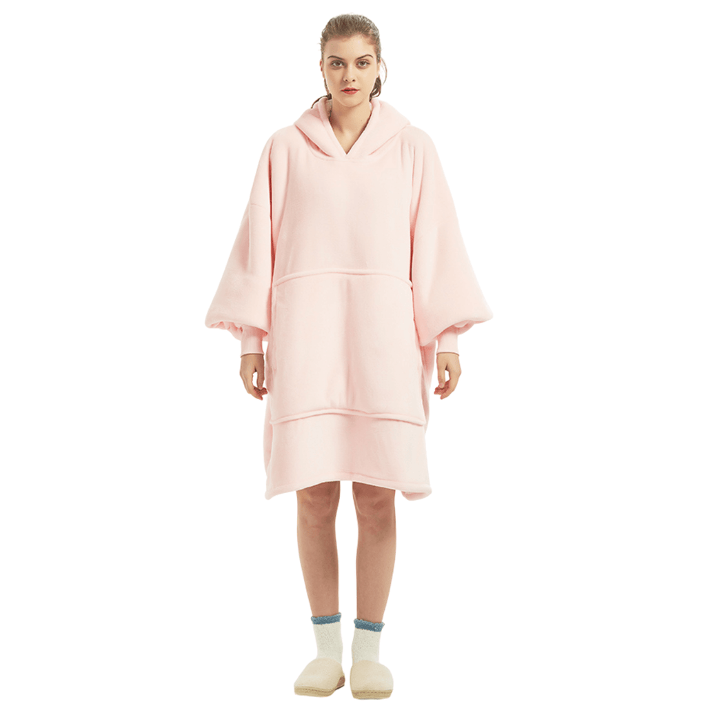 Snooze Therapy Oversized Plush Blanket Hoodie for Ultimate Comfort & Warmth