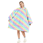 Snooze Therapy Oversized Plush Blanket Hoodie for Ultimate Comfort & Warmth