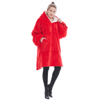 Snooze Therapy Oversized Plush Blanket Hoodie for Ultimate Comfort & Warmth