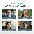 Snooze Therapy Jaw Exerciser & Jawline Muscle Trainer (3 Levels)