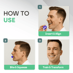 Snooze Therapy Jaw Exerciser & Jawline Muscle Trainer (3 Levels)