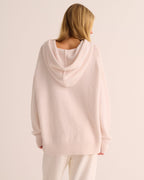 Soft Alpaca Blend Hoodie - Ivory