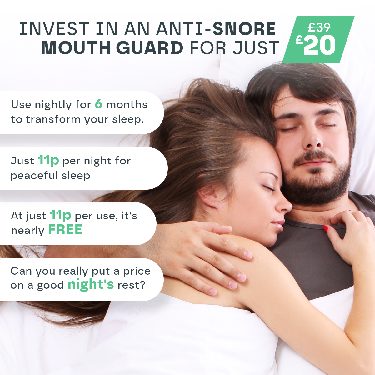 Anti Snoring Mouth Guard for Better Sleep