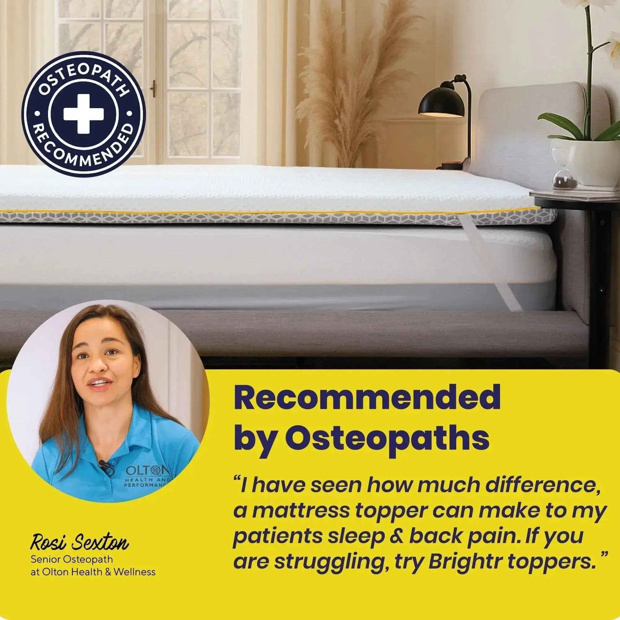 Brightr® Aurora Mattress topper Refurbished