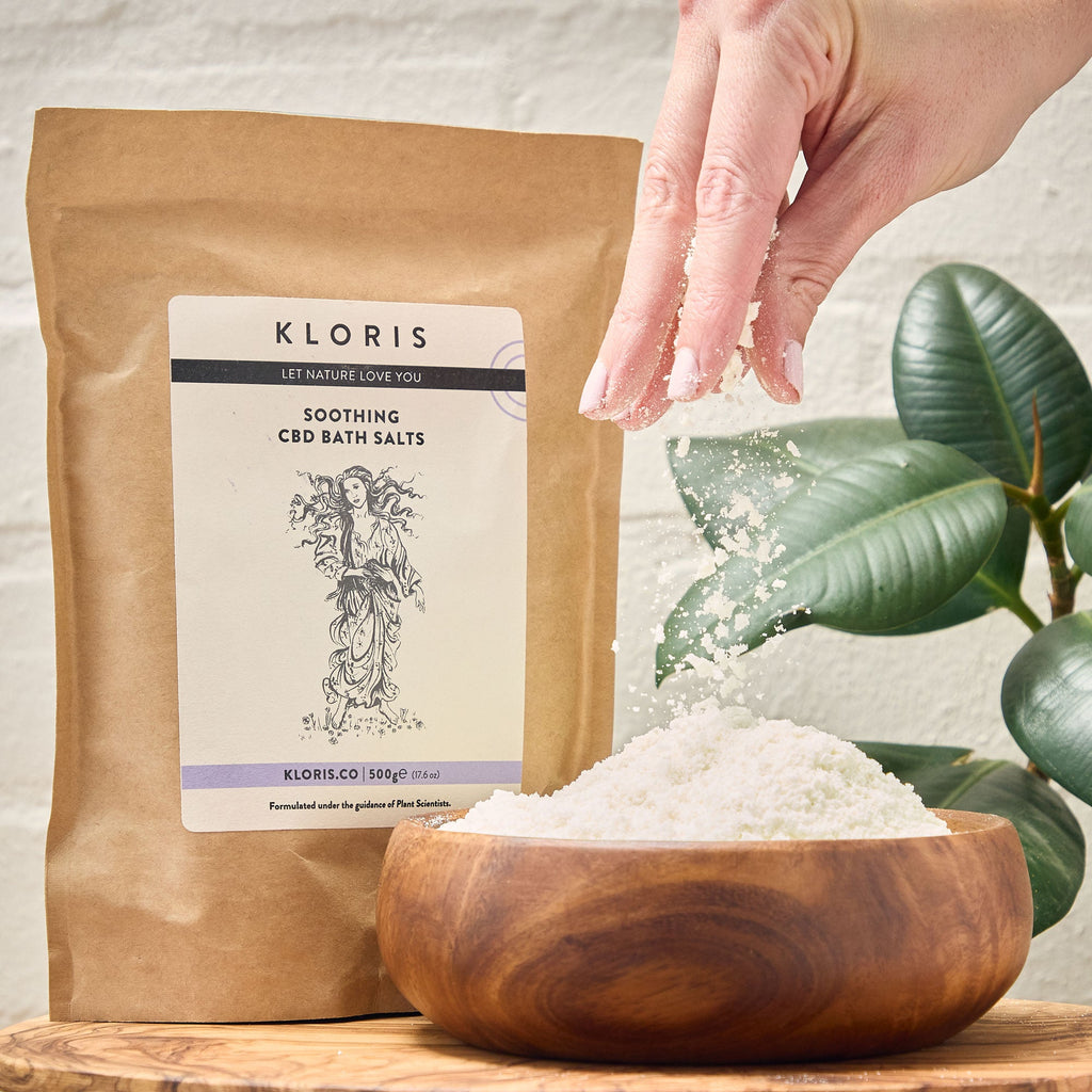 Kloris Soothing CBD Bath Salts for Relaxation & Recovery