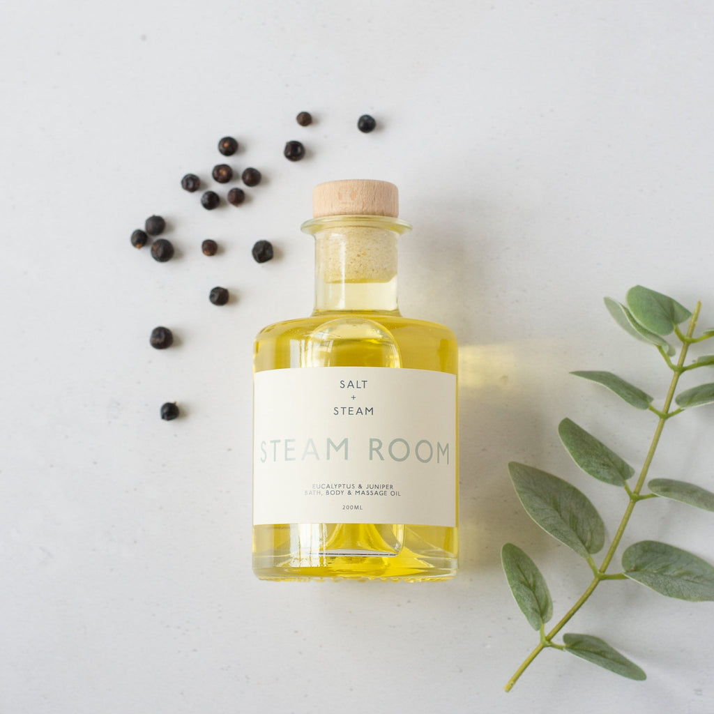 Salt + Steam | Eucalyptus & Juniper Steam Room Body Oil