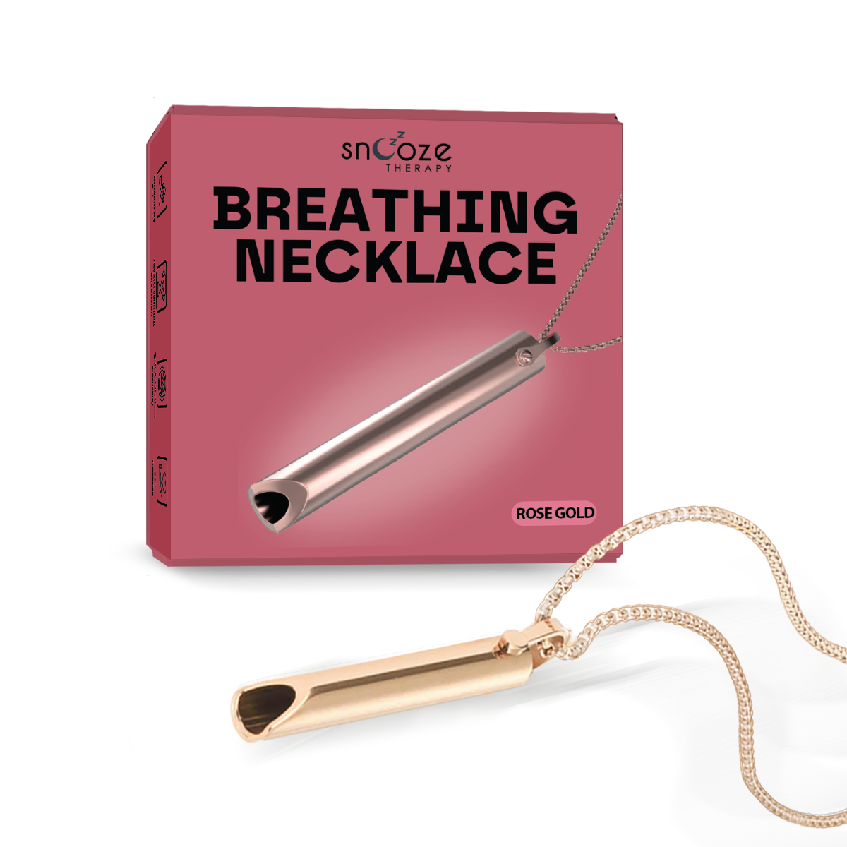 Mindful Breathing Necklace for Stress Relief - Breathlace