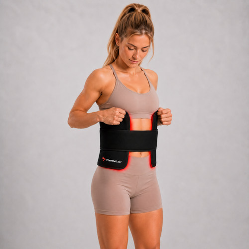 ThermoLab Auracell™ Pro Red Light Therapy Belt (24" × 12")