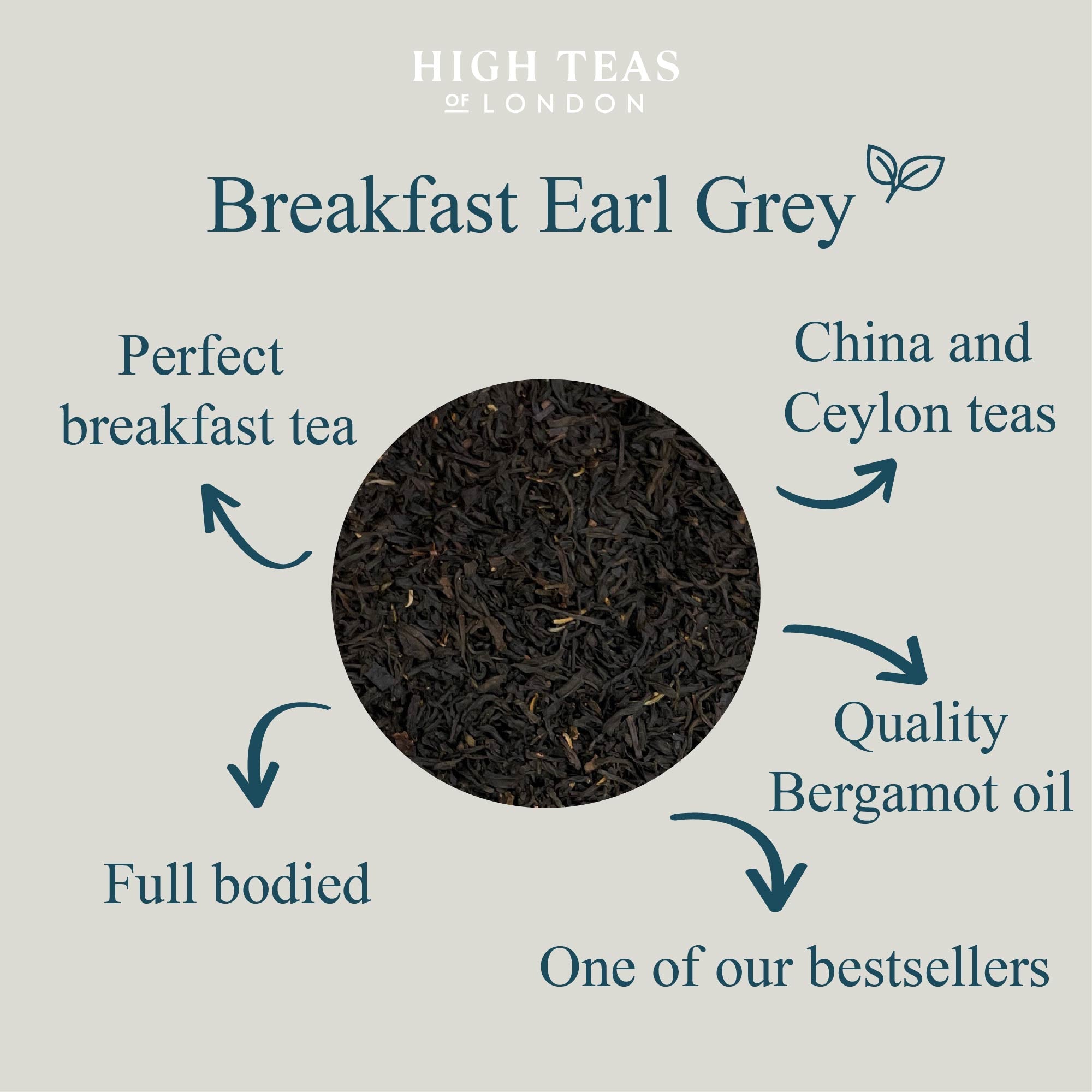 Breakfast Earl Grey Loose Leaf Tea with Bergamot