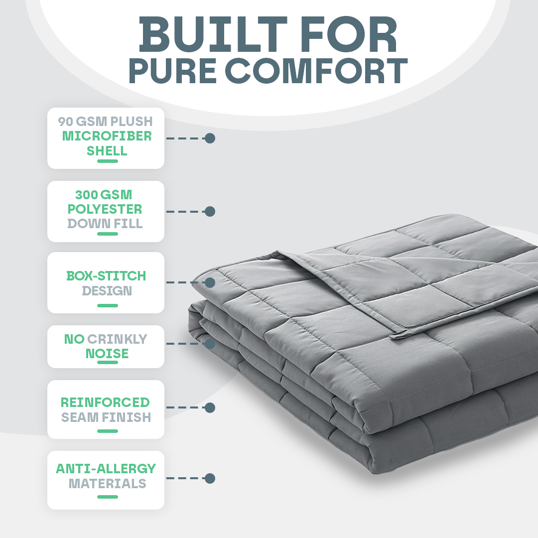 Snooze Therapy All Seasons Luxury Duvet for Year-Round Comfort