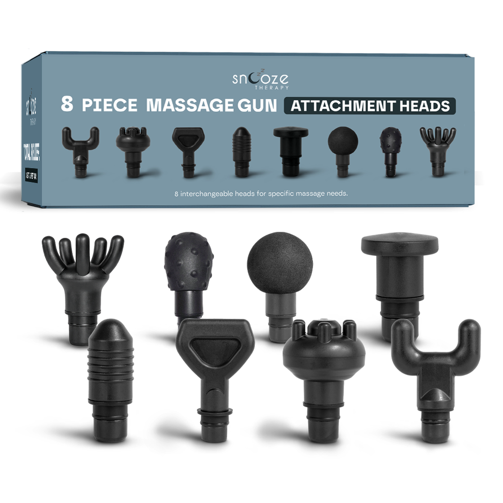 Snooze Therapy Universal Massage Gun Head Attachments for Muscle Recovery & Relief