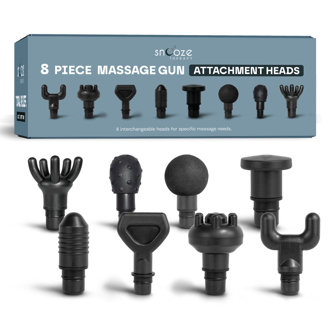 Snooze Therapy Universal Massage Gun Head Attachments for Muscle Recovery & Relief