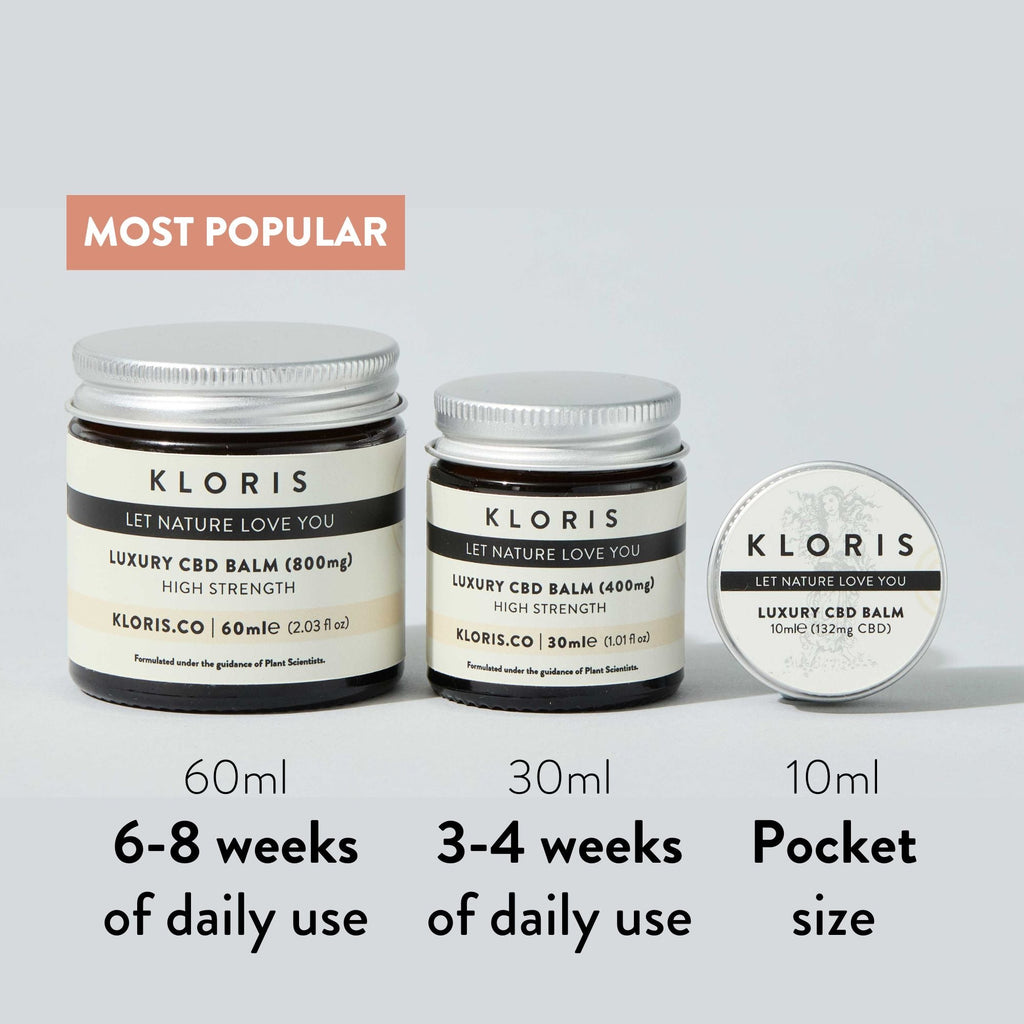 Kloris High Strength CBD Balm for Muscle Relief