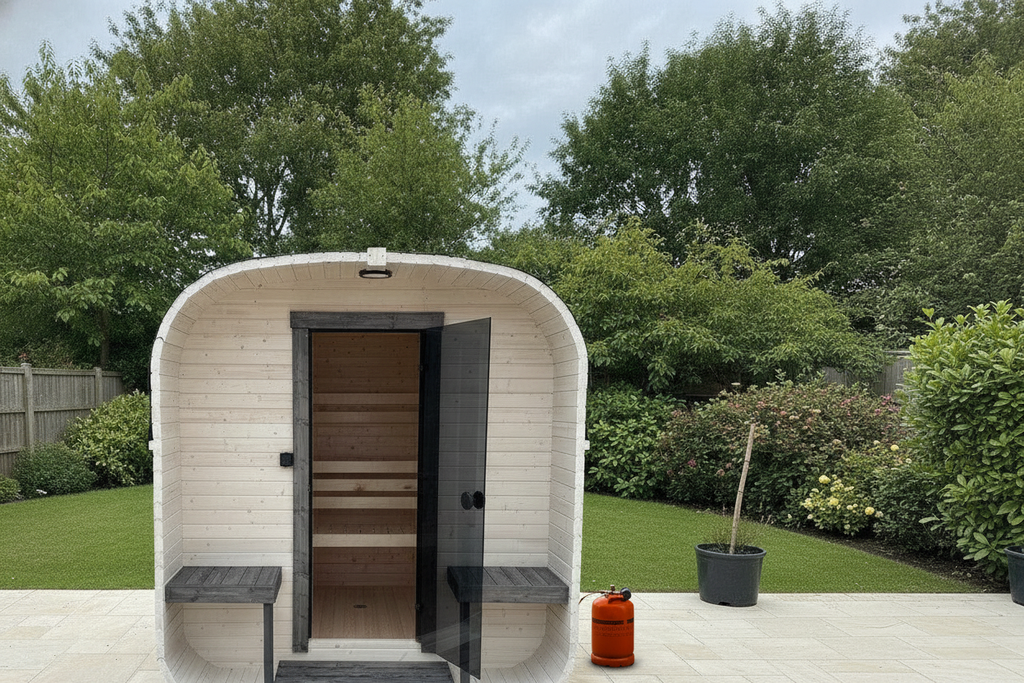 Steam & Oak Cube Sauna 2.4m Double-Shelf (Electric, Gas or Wood-Fired)_1