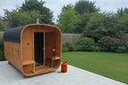 Steam & Oak Cube Sauna 3.4m Premium L-Bench (Electric, Gas or Wood-Fired)_1