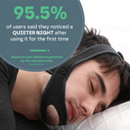 Anti-Snoring Chin Strap for Better Sleep and Snore Relief