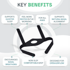 Anti-Snoring Chin Strap for Better Sleep and Snore Relief