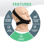 Anti-Snoring Chin Strap for Better Sleep and Snore Relief