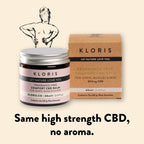 Kloris Fragrance-Free CBD Balm for Muscle & Joint Relief