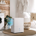 HOMCOM 30L Dehumidifier and Clothes Dryer - White