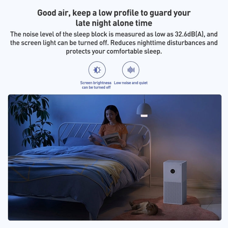 Smart Air Purifier 4 Lite: Antibacterial & Aldehyde Removal - Xiaomi Mijia