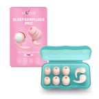 Snooze Therapy Sleep Earplugs Pro for Maximum Noise Blocking & Comfort