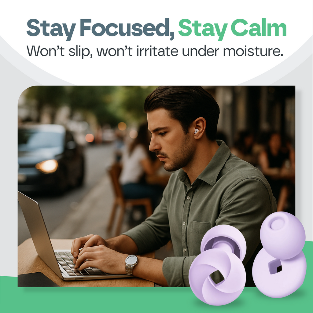 Premium Sleep Earplugs for Noise Reduction & Deep Sleep