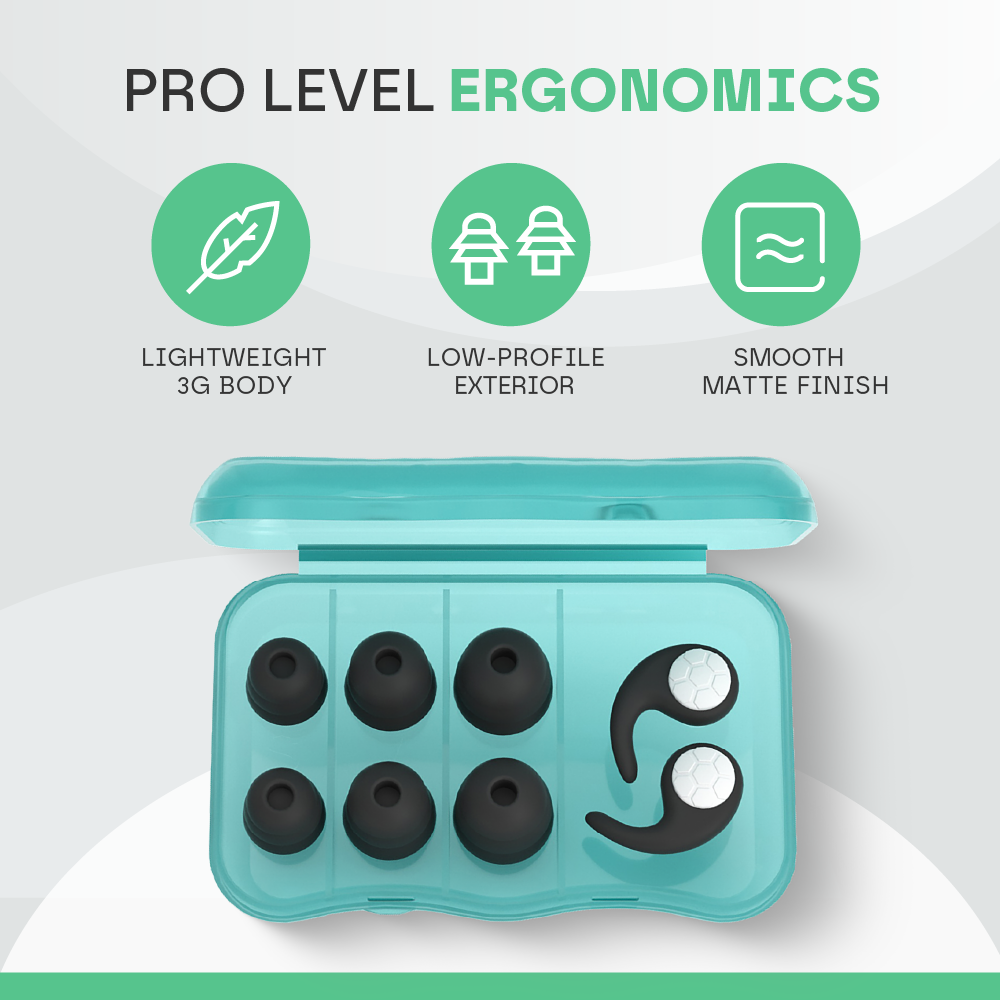 Snooze Therapy Sleep Earplugs Pro for Maximum Noise Blocking & Comfort