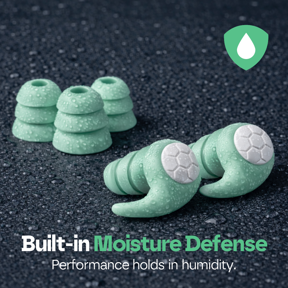 Snooze Therapy Sleep Earplugs Pro for Maximum Noise Blocking & Comfort