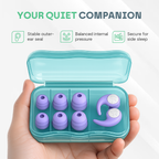 Snooze Therapy Sleep Earplugs Pro for Maximum Noise Blocking & Comfort