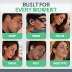 Snooze Therapy Sleep Earplugs Pro for Maximum Noise Blocking & Comfort