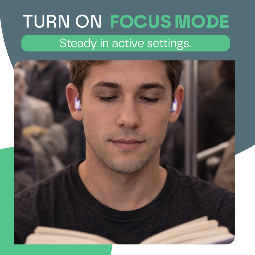 Snooze Therapy Sleep Earplugs Pro for Maximum Noise Blocking & Comfort