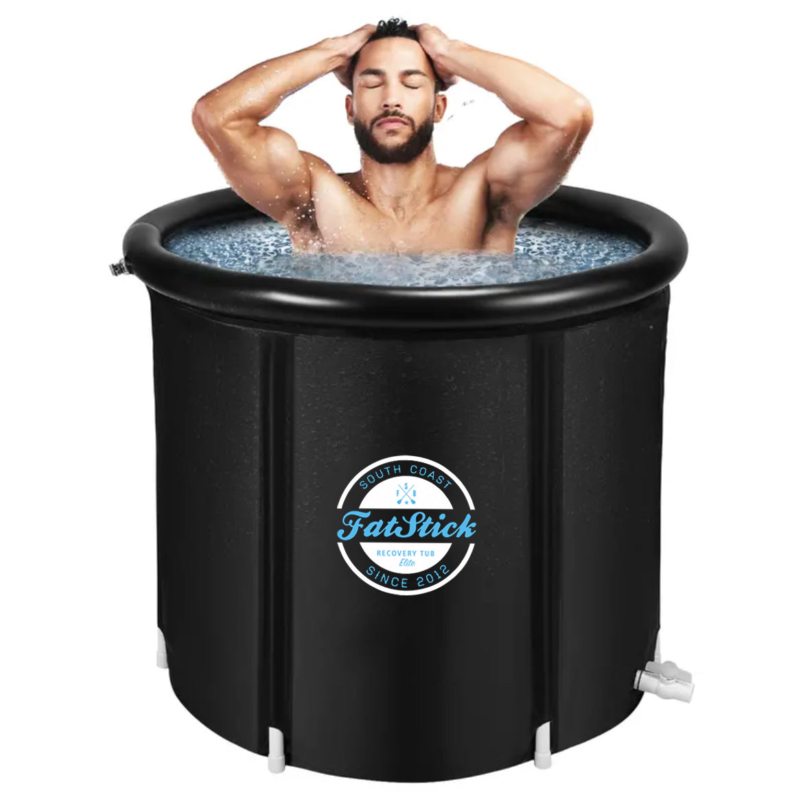 FatStick Recovery Ice Bath: Cold Water Therapy & Plunge Tub (Round/Oval)