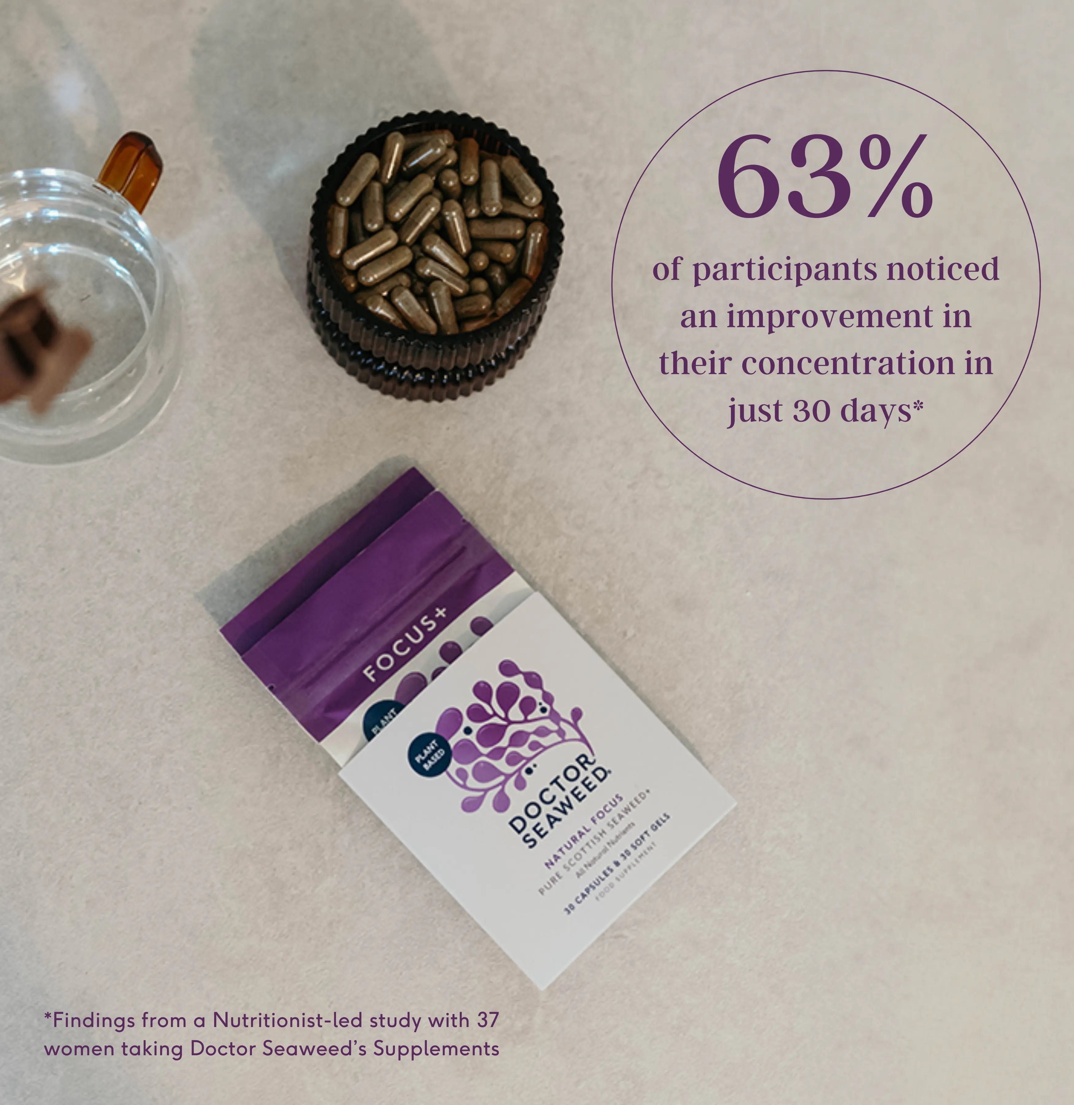 Focus+ Cognitive Support Blend | Doctor Seaweed