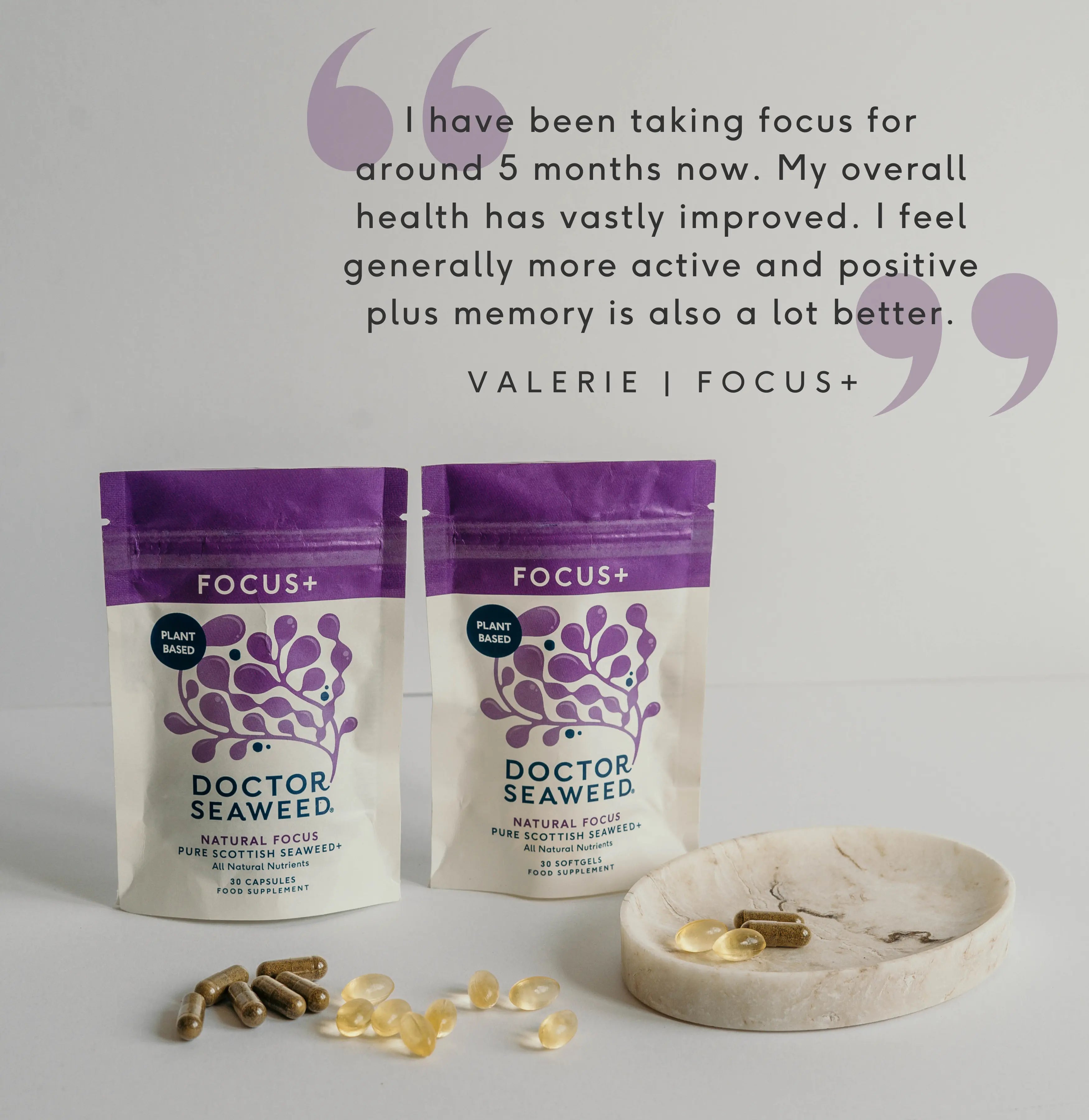 Focus+ Cognitive Support Blend | Doctor Seaweed