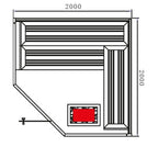 Fonteyn Sauna Marriott 200–220 – Luxury Indoor Sauna