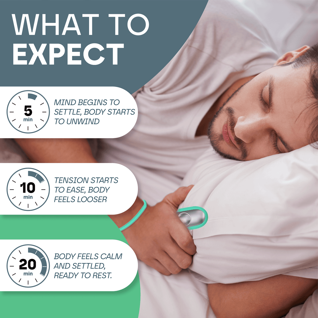Snooze Therapy Handheld Sleep Aid Device for Stress Relief & Better Sleep