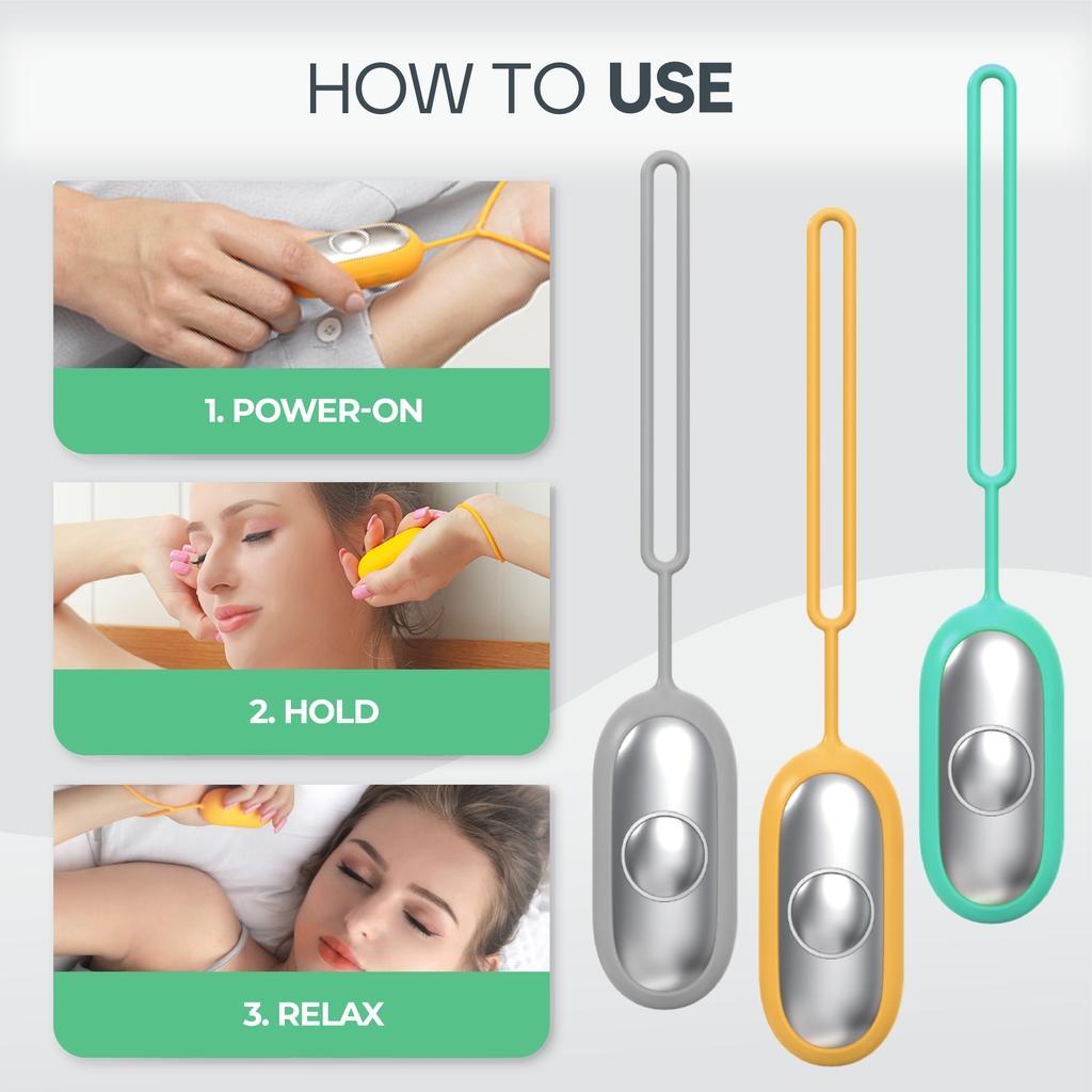 Snooze Therapy Handheld Sleep Aid Device for Stress Relief & Better Sleep