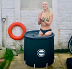FatStick Recovery Ice Bath: Cold Water Therapy & Plunge Tub (Round/Oval)