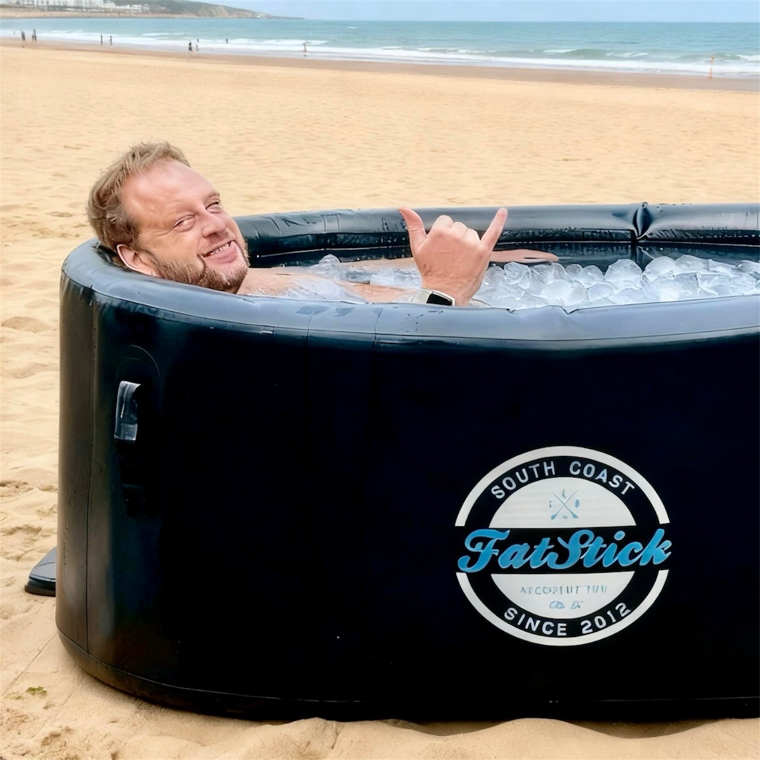 FatStick XL Pro Cold Water Therapy Plunge Tub & Ice Bath - Drop Stitch