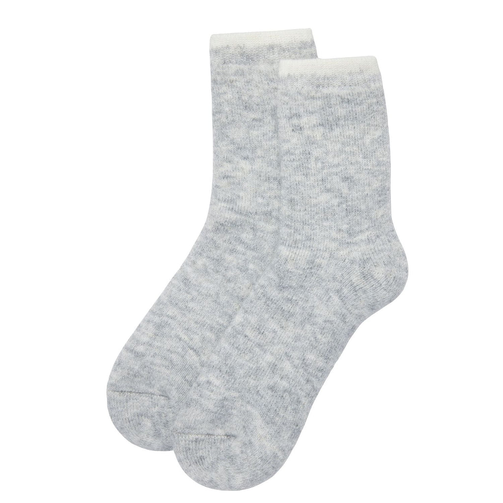 Grey Marl 'Really Cosy' Socks - Warm & Comfortable Cotton Blend
