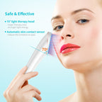 Wireless Rechargeable Acne Treatment Device with Blue and Red Light - XPREEN XPRE052 (White)