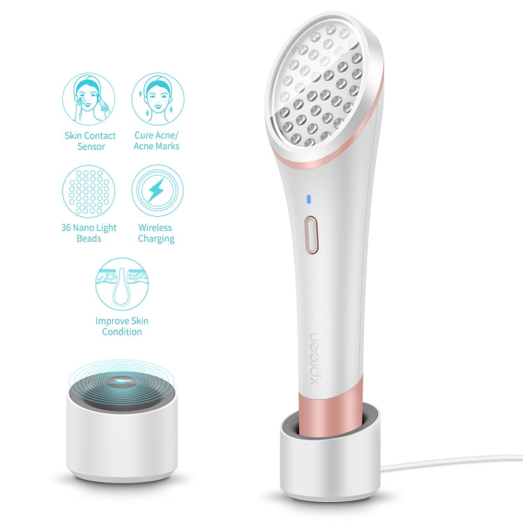 Wireless Rechargeable Acne Treatment Device with Blue and Red Light - XPREEN XPRE052 (White)