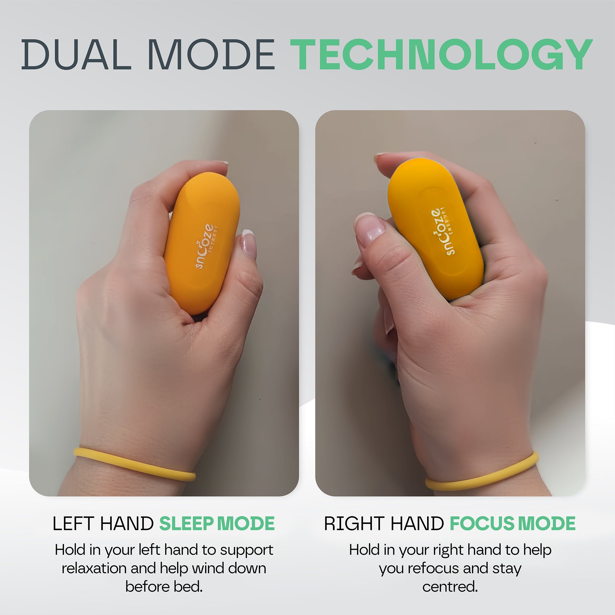 Snooze Therapy Handheld Sleep Aid Device for Stress Relief & Better Sleep