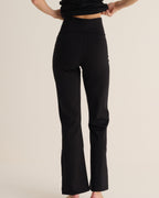 Soft Sculpt Hi-Stretch Kick Flare Leggings in Black