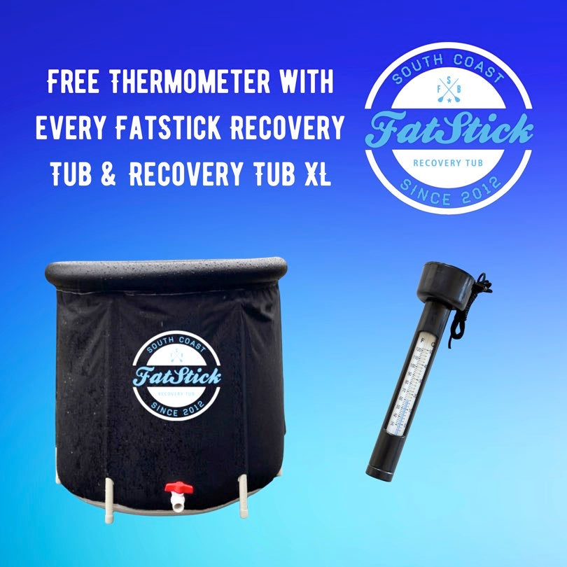 FatStick Recovery Ice Bath: Cold Water Therapy & Plunge Tub (Round/Oval)