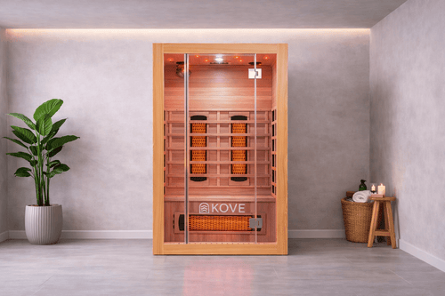 KOVE Full Spectrum Infrared Sauna – Luxury 2 Person Sauna