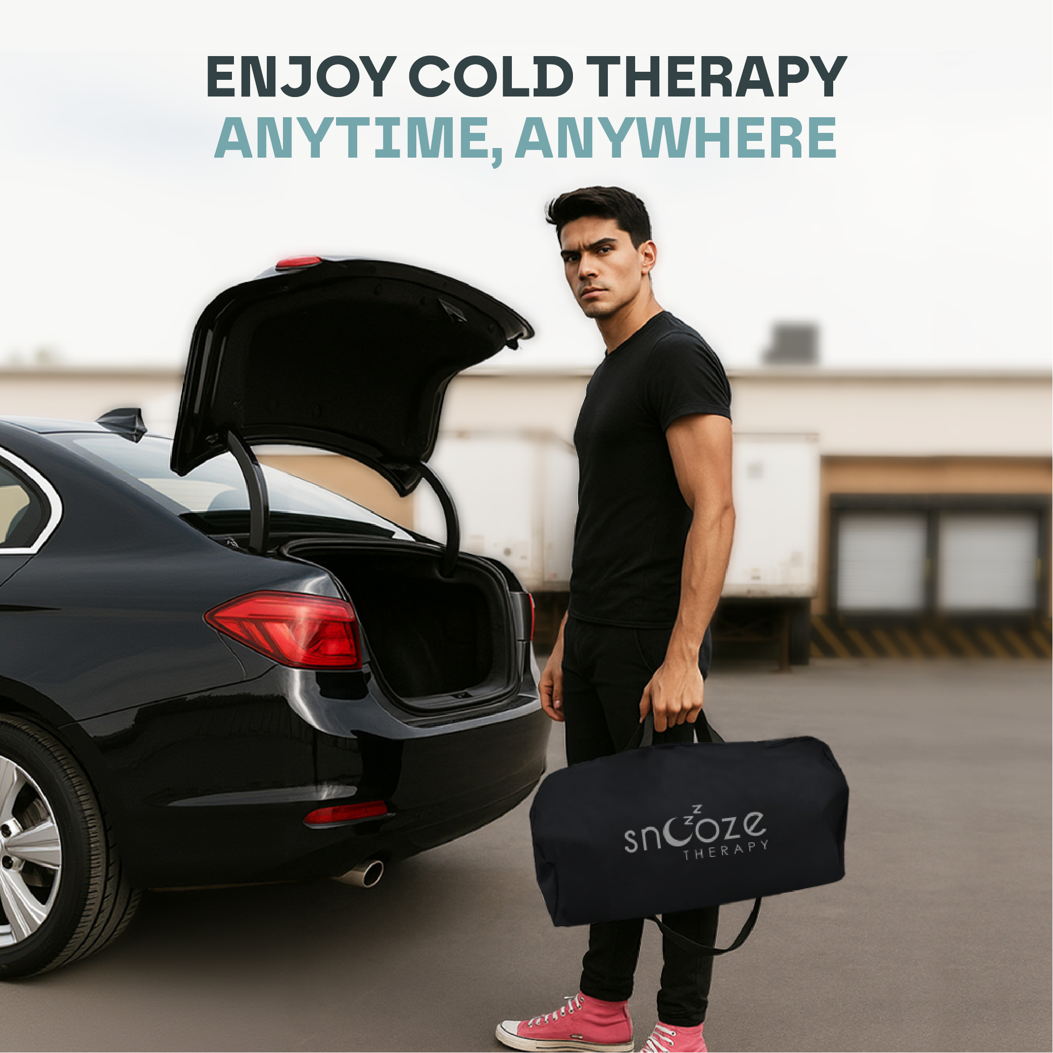 Snooze Therapy 3-in-1 Portable Ice Bath Pod 420L for Cold Water Recovery